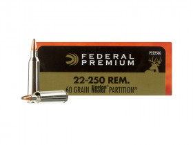 .22-250Rem. Federal Premium Nosler Partition 60gr/3,89g (P22250G)