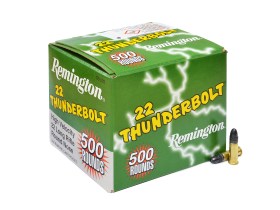 .22LR Remington 22 Thunderbolt 40gr/2,59g LRN, 500 ks (21241)