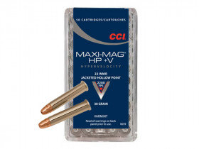 .22WMR CCI Maxi-Mag HP +V 30gr/1,94g JHP (0059)