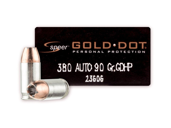 .380Auto Speer Gold Dot 90gr/5,83g JHP (23606)