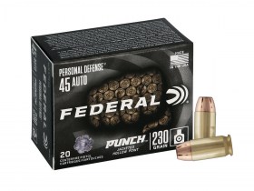 .45Auto Federal Personal Defense Punch 230gr/14,90g JHP (PD45P1)