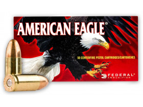 9mm Luger American Eagle 115gr/7,45g FMJ (AE9DP)