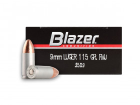9mm Luger Blazer 115gr/7,45g FMJ (3509)
