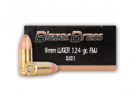 9mm Luger Blazer 124gr/8,04g FMJ (5201)