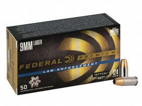 9mm Luger Federal Premium Personal Defense HST 124gr/8,04g JHP (P9HST1)