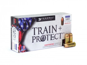 9mm Luger Federal Train+Protect 115gr/7,45g Versatile HP (TP9VHP1)