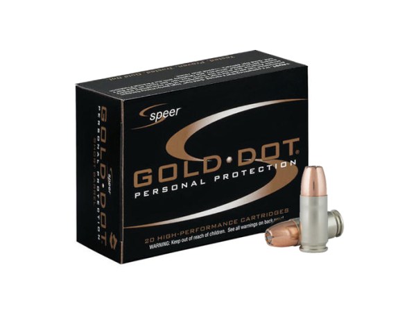 9mm Luger Speer Gold Dot 115gr/7,45g HP (23614)