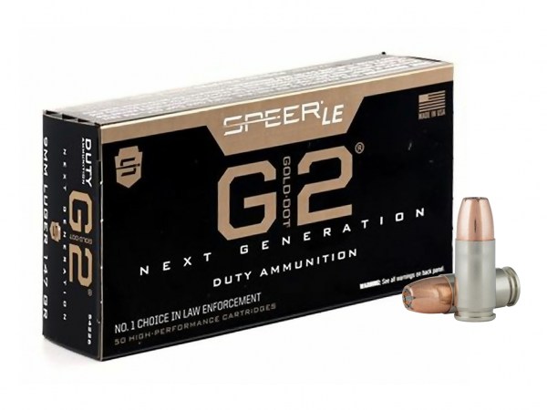 9mm Luger Speer Gold Dot G2 147gr/9,53g JHP (54226)