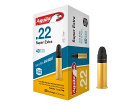 Aguila .22LR Super Extra 40gr/2,59g Lead Bullet, 50 ks (1B220332)