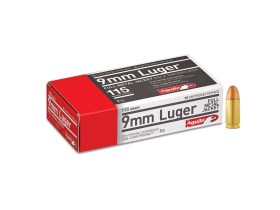 Aguila 9mm Luger 115gr/7,45g FMJ (1E097704)