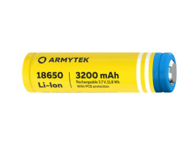Batéria Armytek 18650 Li-lon PCB 3200mAh 3.7V (nabíjateľná)
