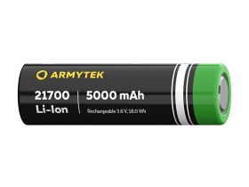 Batéria Armytek 21700 Li-lon 5000mAh 3.7V (nabíjateľná)