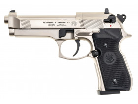 Pištoľ CO2 Beretta M92 FS nickel, kal. 4,5mm diabolo