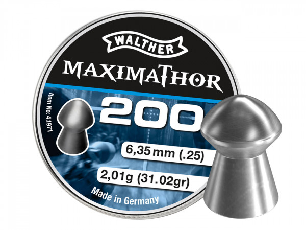 Diabolo Walther MaximaThor 6,35mm 200ks