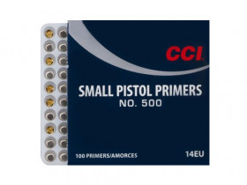 Zápalky CCI Standard 500 Small Pistol, 100 ks (14EU)
